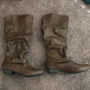 Merona brown tall boots